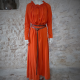 ROBE MELISSANDRE 100%coton/Orange